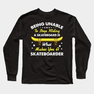 Skateboard Love Long Sleeve T-Shirt